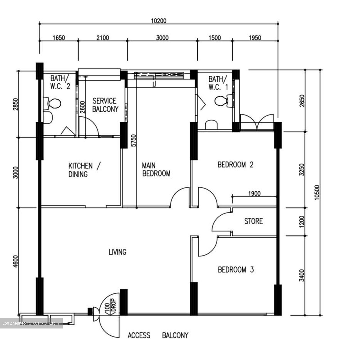 Blk 645 Jurong West Street 61 (Jurong West), HDB 4 Rooms #552394531